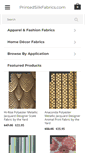 Mobile Screenshot of printedsilkfabrics.com